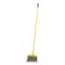 Rubbermaid Commercial Angled Large Broom, Poly Bristles, 46 7/8" Metal Handle, Yellow/Gray FG637500GRAY - alternate 3